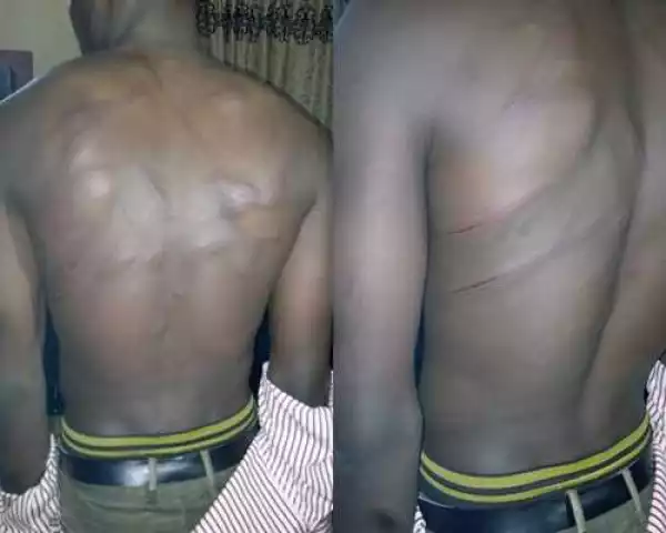 Total Brutality: See What a School Principal Did to a Student in Imo State...His Offense will Shock You (Photos)